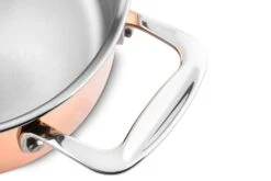 DUCQ Pannenset (Kookpan ø 18 / 20 / 20 Cm + Steelpan ø 16 Cm) + Deksels - Koper - 4 Delige Set 23 DUCQ Pannenset (Kookpan ø 18 / 20 / 20 Cm + Steelpan ø 16 Cm) + Deksels - Koper - 4 Delige Set -Keuken Kwaliteitswinkel DUCQ handle 1 3