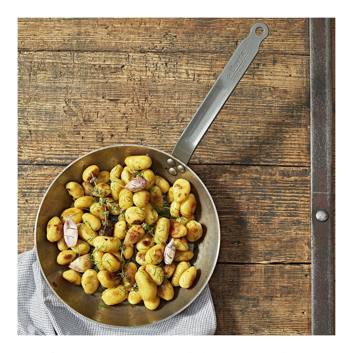 De Buyer Koekenpan Lyonnaise Carbon Plus - ø 18 Cm - Zonder Anti-aanbaklaag 3 De Buyer Koekenpan Lyonnaise Carbon Plus - ø 18 Cm - Zonder Anti-aanbaklaag - Afbeelding 3