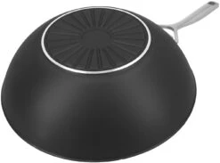 Demeyere Wokpan Alu Pro 5 - Ceraforce - ø 30 Cm - Keramische Anti-aanbaklaag -Keuken Kwaliteitswinkel Demeyere Wokpan Alu Pro 5 000024356