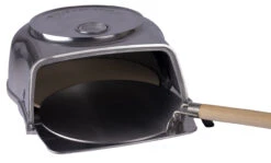 Fernus & Friends Pizza Oven - Voor Fornuis - Pure Polished Aluminium - Voor ø 26 Cm Pizza's -Keuken Kwaliteitswinkel Fernus zilver 5a