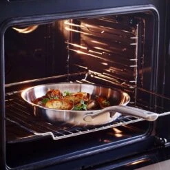 KitchenAid Koekenpan - Multi-Ply RVS - ø 24 Cm - Zonder Anti-aanbaklaag -Keuken Kwaliteitswinkel KA Koekenpan Multiply Stainless 4 1