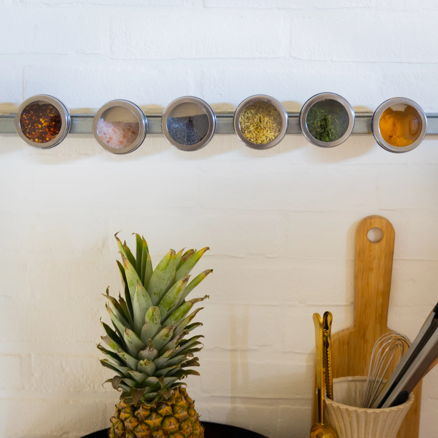 Blackwell Kruidenpotjes Magnetisch - Inclusief 6 Potjes - RVS 2 Blackwell Kruidenpotjes Magnetisch - Inclusief 6 Potjes - RVS - Afbeelding 2