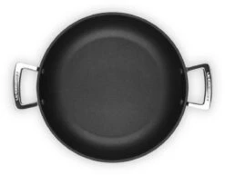 Le Creuset Hapjespan Met Deksel - Les Forgées TNS - ø 28 Cm / 3.2 Liter - Standaard Anti-aanbaklaag -Keuken Kwaliteitswinkel LC 20190624 ZS PS FS 51107280010502 005