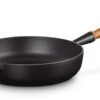 Le Creuset Hapjespan Signature - Mat Zwart - ø 28 Cm / 3.6 Liter- Geëmailleerde Anti-aanbaklaag