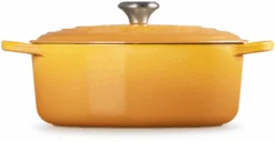 Le Creuset Braadpan Signature - Ovaal - Nectar - ø 29 Cm / 4.7 Liter -Keuken Kwaliteitswinkel LC 20220720 HL PS FS 21178296724430 003