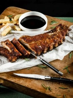 Laguiole Style De Vie Steakmessen Premium Line Zwart 6 Stuks 9 Laguiole Style De Vie Steakmessen Premium Line Zwart 6 Stuks -Keuken Kwaliteitswinkel Laguiole Premium Line steakmessen 18 mm sf Gr 11