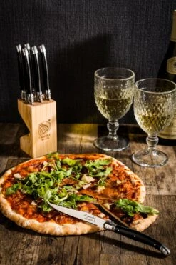 Laguiole Style De Vie Steakmessen Premium Line Zwart 6 Stuks 11 Laguiole Style De Vie Steakmessen Premium Line Zwart 6 Stuks -Keuken Kwaliteitswinkel Laguiole Premium Line steakmessen 18 mm sf Gr 5