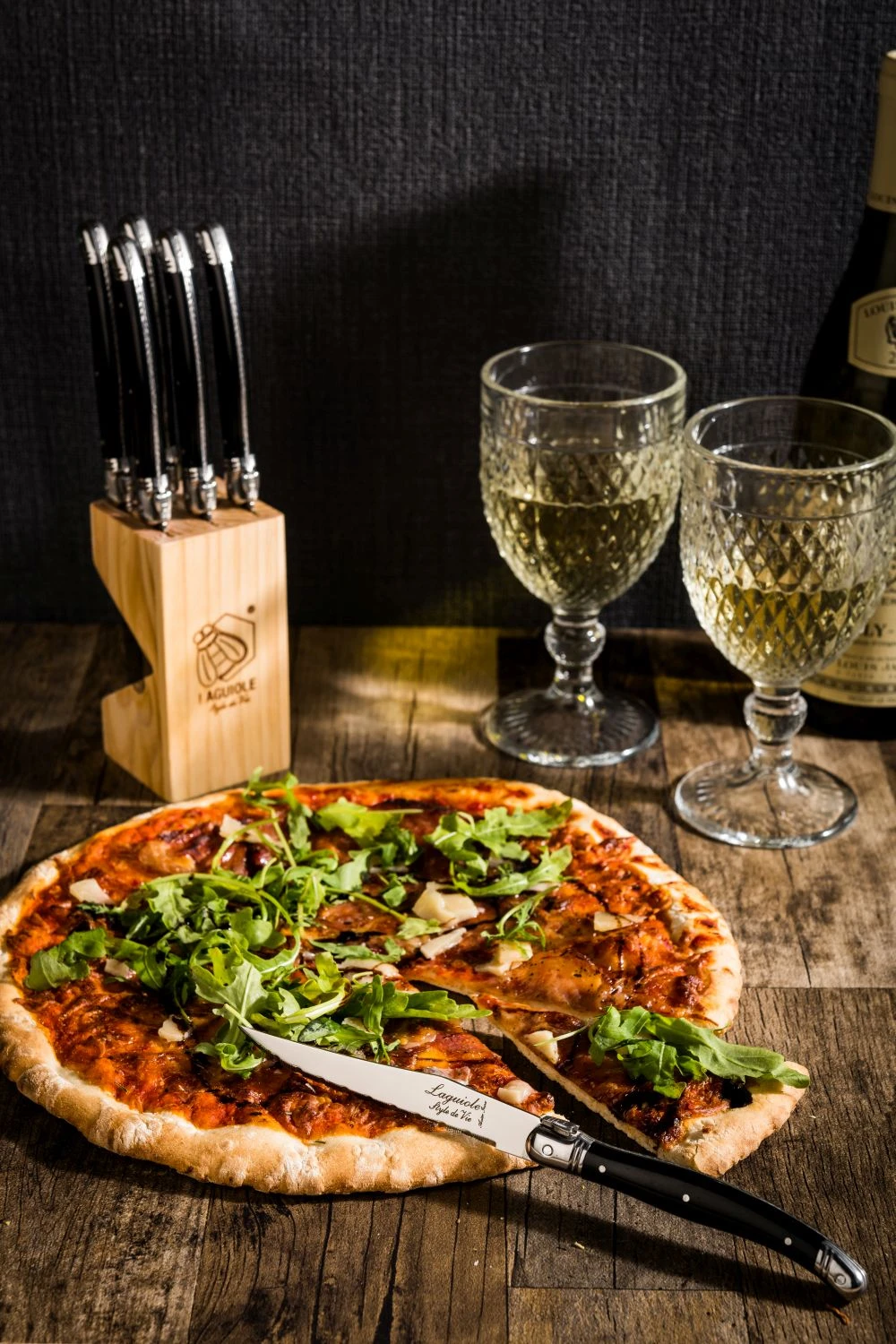 Laguiole Style De Vie Steakmessen Premium Line Zwart 6 Stuks 6 Laguiole Style De Vie Steakmessen Premium Line Zwart 6 Stuks - Afbeelding 6