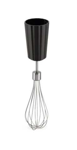 Alessi Staafmixer Set Plissé - Zwart - Michele De Lucchi - MDL10S B -Keuken Kwaliteitswinkel MDL10 FRU B 1