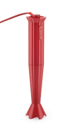 Alessi Staafmixer Plissé - 2 Standen - Rood - Michele De Lucchi - MDL10 R -Keuken Kwaliteitswinkel MDL10 blender