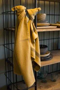 KOOK Keukenhanddoek Doubleface Mosterd 50 X 70 Cm -Keuken Kwaliteitswinkel R21.644