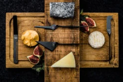 Laguiole Style De Vie Kaasmes En Botermes Zwart- 6 Stuks -Keuken Kwaliteitswinkel SDVCheese6Black