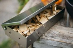 Jay Hill BBQ Smoker Box / Rookbox - RVS - 22 X 9 X 4 Cm -Keuken Kwaliteitswinkel Smokebox Rookhout 1