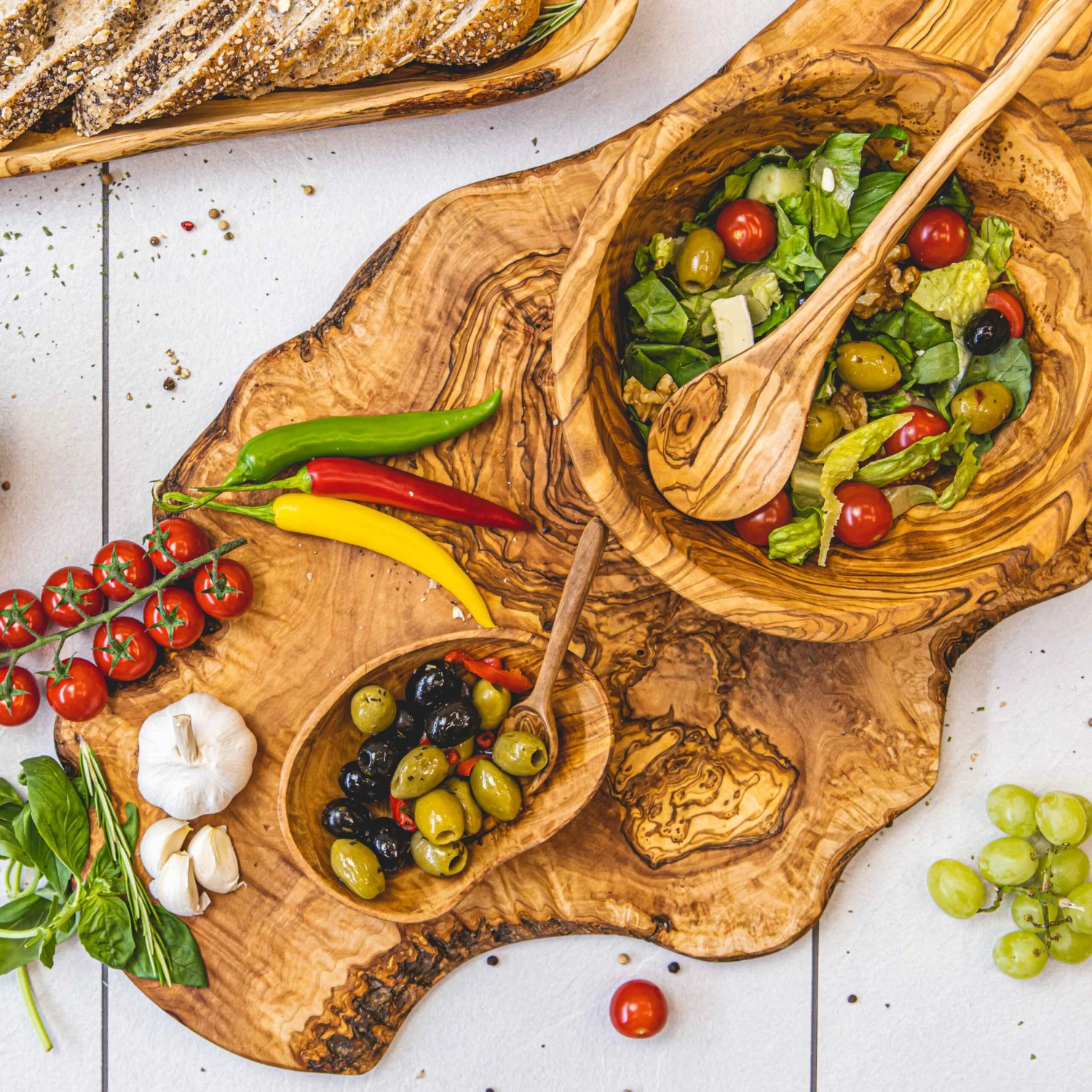 Jay Hill Spatelset (sauslepel, Pollepel & Risotto Lepel) Tunea - Olijfhout 3 Jay Hill Spatelset (sauslepel, Pollepel & Risotto Lepel) Tunea - Olijfhout - Afbeelding 3