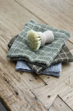 Walra Vaatdoekjes Cubes Jeans Blauw 30 X 30 Cm - 3 Stuks -Keuken Kwaliteitswinkel WALRA DC DRYWITHCUBES 30X30 ASSORTI SF