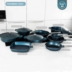 Westinghouse Braadpan Performance - Bravery Blue - ø 28 Cm / 6.7 Liter -Keuken Kwaliteitswinkel WCCC0095024BL 6 1