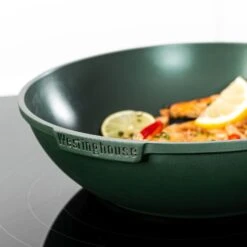 Westinghouse Wokpan Performance - Gracious Green - ø 28 Cm - Standaard Anti-aanbaklaag -Keuken Kwaliteitswinkel WCCW0095028SG 11 1
