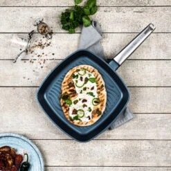 Westinghouse Grillpan Performance - Bravery Blue - 28 X 28 Cm - Standaard Anti-aanbaklaag -Keuken Kwaliteitswinkel WCFP0095G28BL 10