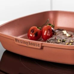 Westinghouse Grillpan Performance - Rebel Red - 28 X 28 Cm - Standaard Anti-aanbaklaag -Keuken Kwaliteitswinkel WCFP0095G28OR 9