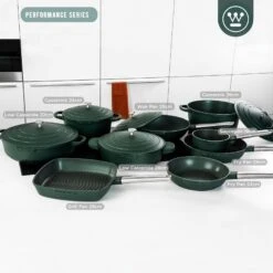 Westinghouse Steelpan Performance - Gracious Green - ø 18 Cm / 1.9 Liter -Keuken Kwaliteitswinkel WCSP0095N18SG 6