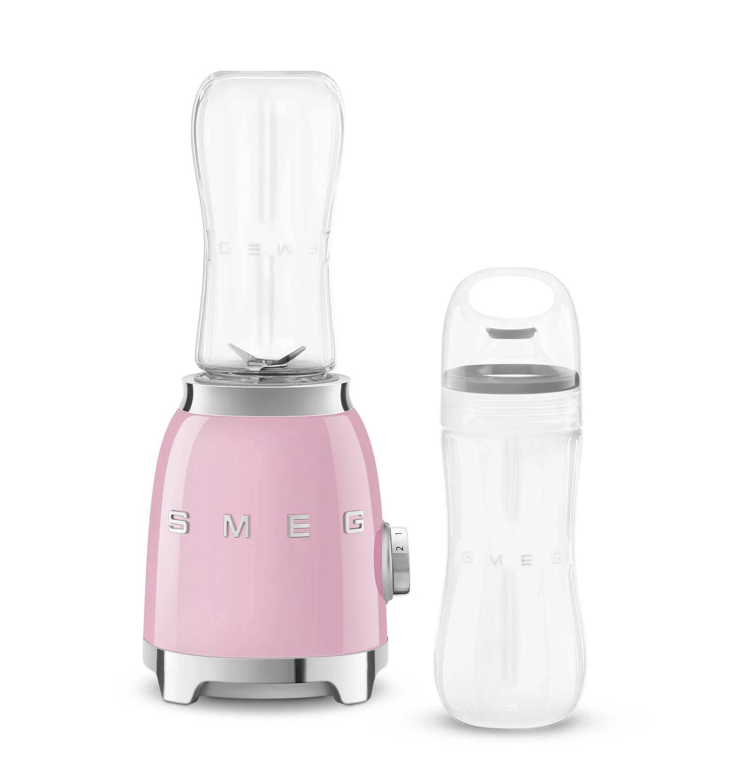 SMEG Smoothie Blender - Compact - Roze - 600 Ml - PBF01PKEU 4 SMEG Smoothie Blender - Compact - Roze - 600 Ml - PBF01PKEU - Afbeelding 4