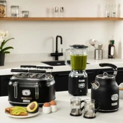 Westinghouse Blender Retro Collections - Liquorice Black - 1.5 Liter - WKBE221BK -Keuken Kwaliteitswinkel WKBE221BK Retro Table Blender 5