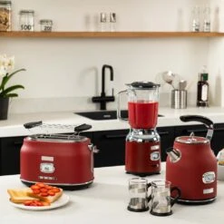 Westinghouse Blender Retro Collections - Cranberry Red - 1.5 Liter - WKBE221RD -Keuken Kwaliteitswinkel WKBE221RD Retro Table Blender 5