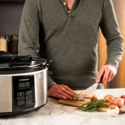 Westinghouse Slowcooker - Uitneembare Keramische Pan - RVS - 6 Liter - WKSC65 -Keuken Kwaliteitswinkel WKSC65 Westinghouse Slow Cooker 5