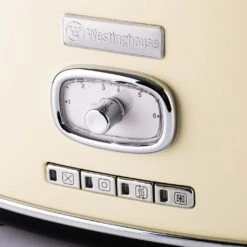 Westinghouse Broodrooster Retro Collections - 2 Sleuven - Vanilla White - WKTTB857WH 10 Westinghouse Broodrooster Retro Collections - 2 Sleuven - Vanilla White - WKTTB857WH -Keuken Kwaliteitswinkel WKTTB857WH Retro 2 Slice Toaster 2
