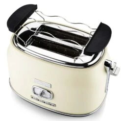 Westinghouse Broodrooster Retro Collections - 2 Sleuven - Vanilla White - WKTTB857WH 8 Westinghouse Broodrooster Retro Collections - 2 Sleuven - Vanilla White - WKTTB857WH -Keuken Kwaliteitswinkel WKTTB857WH Retro 2 Slice Toaster 3