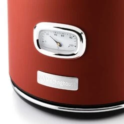 Westinghouse Waterkoker Retro Collections - 2200 W - Cranberry Red - 1.7 Liter - WKWKH148RD -Keuken Kwaliteitswinkel WKWK148RD Retro Kettle 2