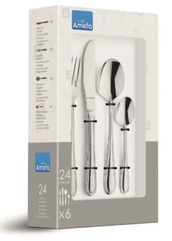 Amefa Bestekset Bologna - 24-delig / 6 Personen -Keuken Kwaliteitswinkel amefa bestekset