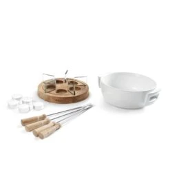 Boska Fondueset Twinkle - 4 Personen - Wit/bruin -Keuken Kwaliteitswinkel boska candle light fondue twinkle 6
