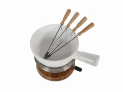Boska Fondueset - 4 Personen - Wit -Keuken Kwaliteitswinkel boska fondue set bianco 4