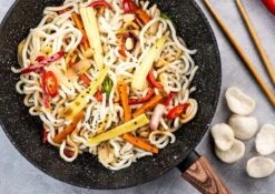 Westinghouse Wokpan Marble Wood - ø 30 Cm - Standaard Anti-aanbaklaag -Keuken Kwaliteitswinkel dsvsdc