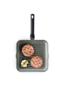 BK Grillpan Granite Aluminium - 26 X 26 Cm - Keramische Anti-aanbaklaag -Keuken Kwaliteitswinkel f113e5dfcff3bb6c2b79cb095da24baae80d517b BK GRANC Opn Grill top 1