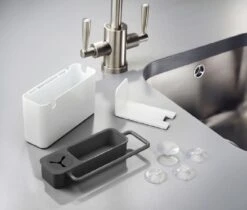 Joseph Joseph Gootsteenorganiser - Caddy - Antraciet 6 Joseph Joseph Gootsteenorganiser - Caddy - Antraciet -Keuken Kwaliteitswinkel joseph joseph gootsteenorganiser sink aid 1