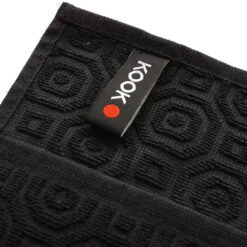 KOOK Keukenhanddoek Inka Zwart 50 X 50 Cm -Keuken Kwaliteitswinkel keukendoekzwart3