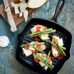 Le Creuset Grillpan Signature - Mat Zwart -26 X 26 Cm - Geëmailleerde Anti-aanbaklaag -Keuken Kwaliteitswinkel le creuset paistinpannu 1