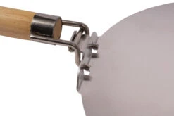 Fernus & Friends Pizza Oven - Voor Fornuis - Pure Polished Aluminium - Voor ø 26 Cm Pizza's -Keuken Kwaliteitswinkel pizza schep detail 2