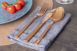 Sareva Bestekset - Koper - 4-delig -Keuken Kwaliteitswinkel product 7 1