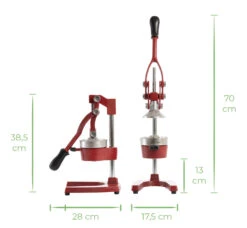 Sareva Citruspers - Gietijzer - Hevelmodel - Rood 16 Sareva Citruspers - Gietijzer - Hevelmodel - Rood -Keuken Kwaliteitswinkel red 1@2x 80