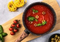 Westinghouse Steelpan Marble Wood - ø 18 Cm / 1.8 Liter -Keuken Kwaliteitswinkel sgfsdfds