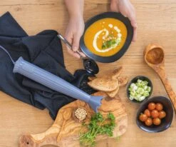 Alessi Staafmixer Plissé - 2 Standen - Grijs - Michele De Lucchi - MDL10 G -Keuken Kwaliteitswinkel staafmixer 3