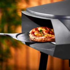 Witt Pizza Oven Etna Rotante - Op Gas Voor Buiten - Mat Grafiet - Voor ø 40 Cm Pizza's - Roterende Pizzasteen -Keuken Kwaliteitswinkel witt pizza etna rotante black 05 1